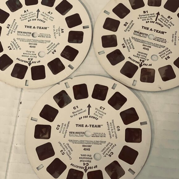 VIEW MASTER with LOT of 34 reels- WORKS- Dukes of Hazzard, A-Team & LOTS MORE - Picture 8 of 16